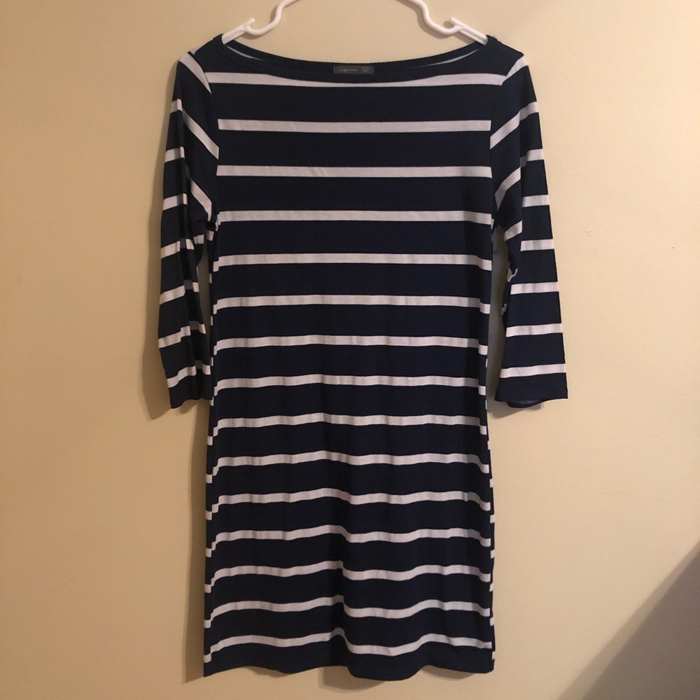 Navy blue long sleeved dress!